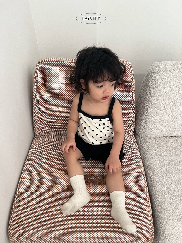 正韓夏BAYVELY 兩色星星/愛心涼爽背心