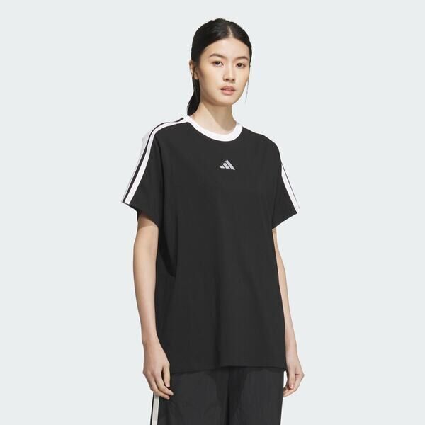 Adidas 愛迪達 S Bf Tee KC5439 女 T恤 運動上衣 休閒短袖 黑 亞版 純棉