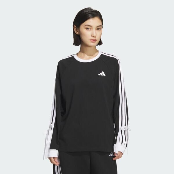 Adidas 愛迪達 Dance Ls Tee2 KG3858 女 長袖上衣 休閒長袖 黑 亞版 舞動