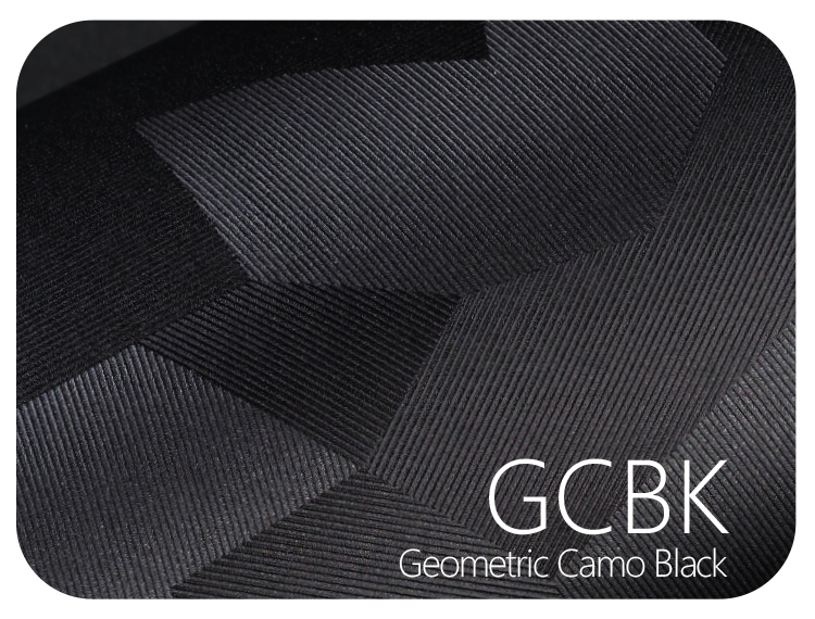 LIFE+GUARD GCBK Geometric Camo Black LIFE+GUARD Geometric Camo Black vinyl skin sample for 3C protective wraps