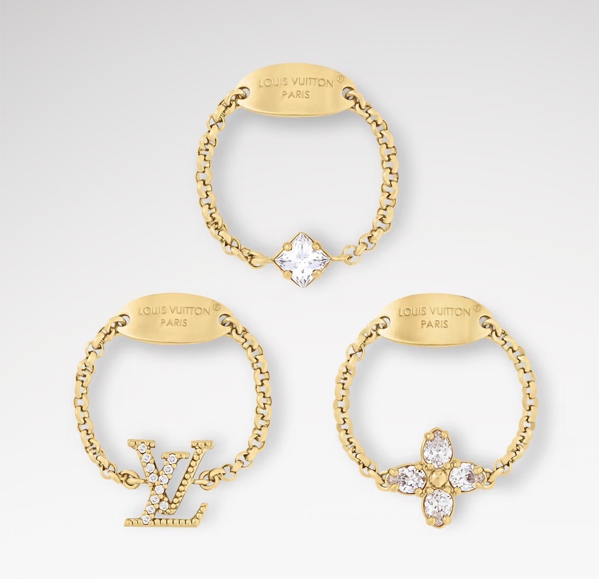 LV Lady Ring Set