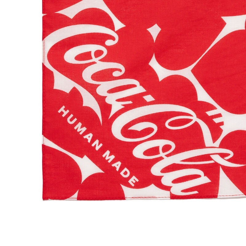 預購┃日本製 HUMAN MADE Coca-Cola BANDANA 可口可樂 小愛心 方巾 頭巾 領巾