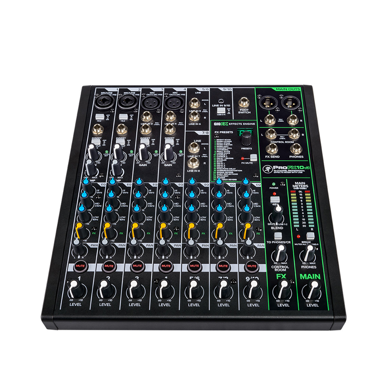 Mackie ProFX10v3｜效果混音器