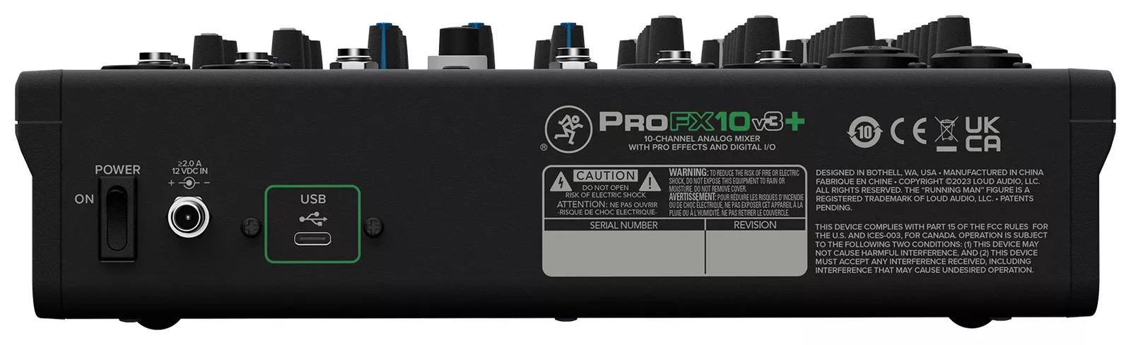 Mackie ProFX10v3+｜效果混音器