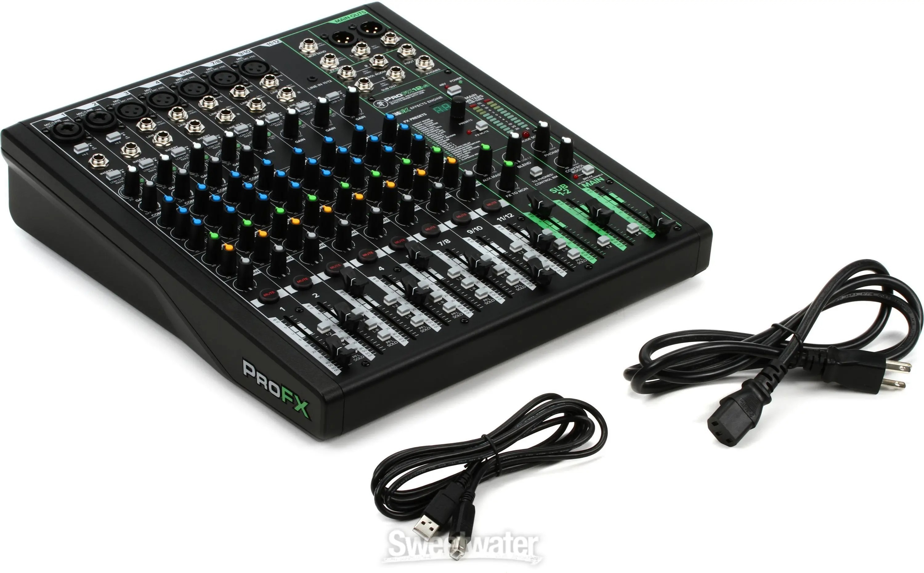 Mackie ProFX12v3+｜效果混音器