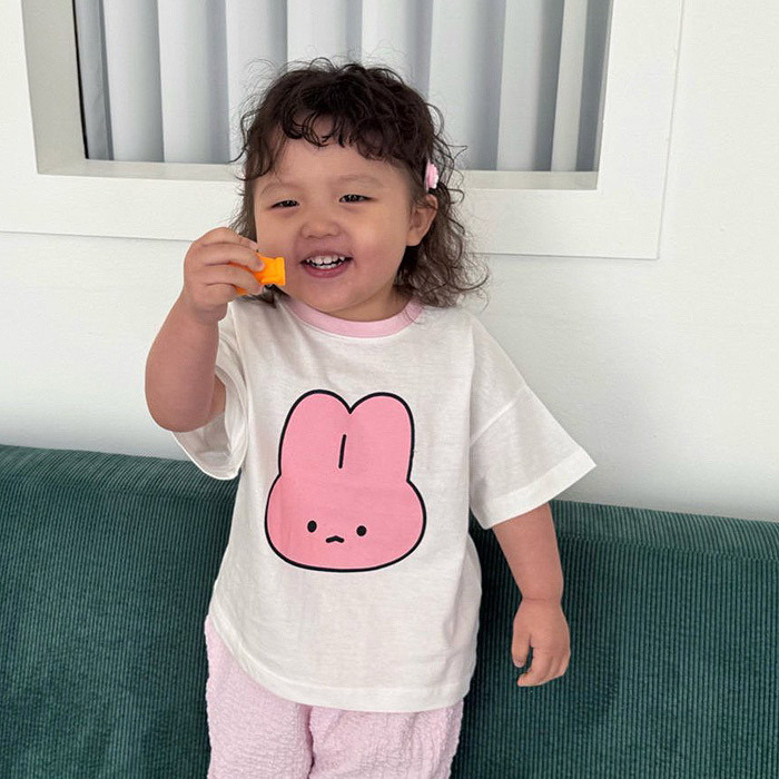 正韓夏BAYVELY 兩色熊熊兔兔上衣