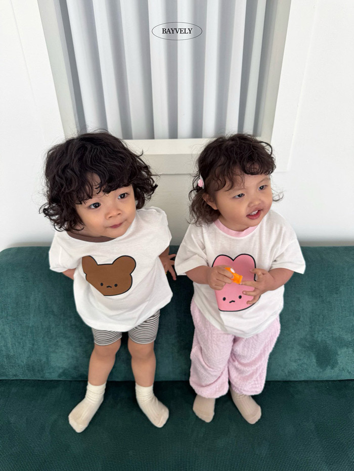 正韓夏BAYVELY 兩色熊熊兔兔上衣