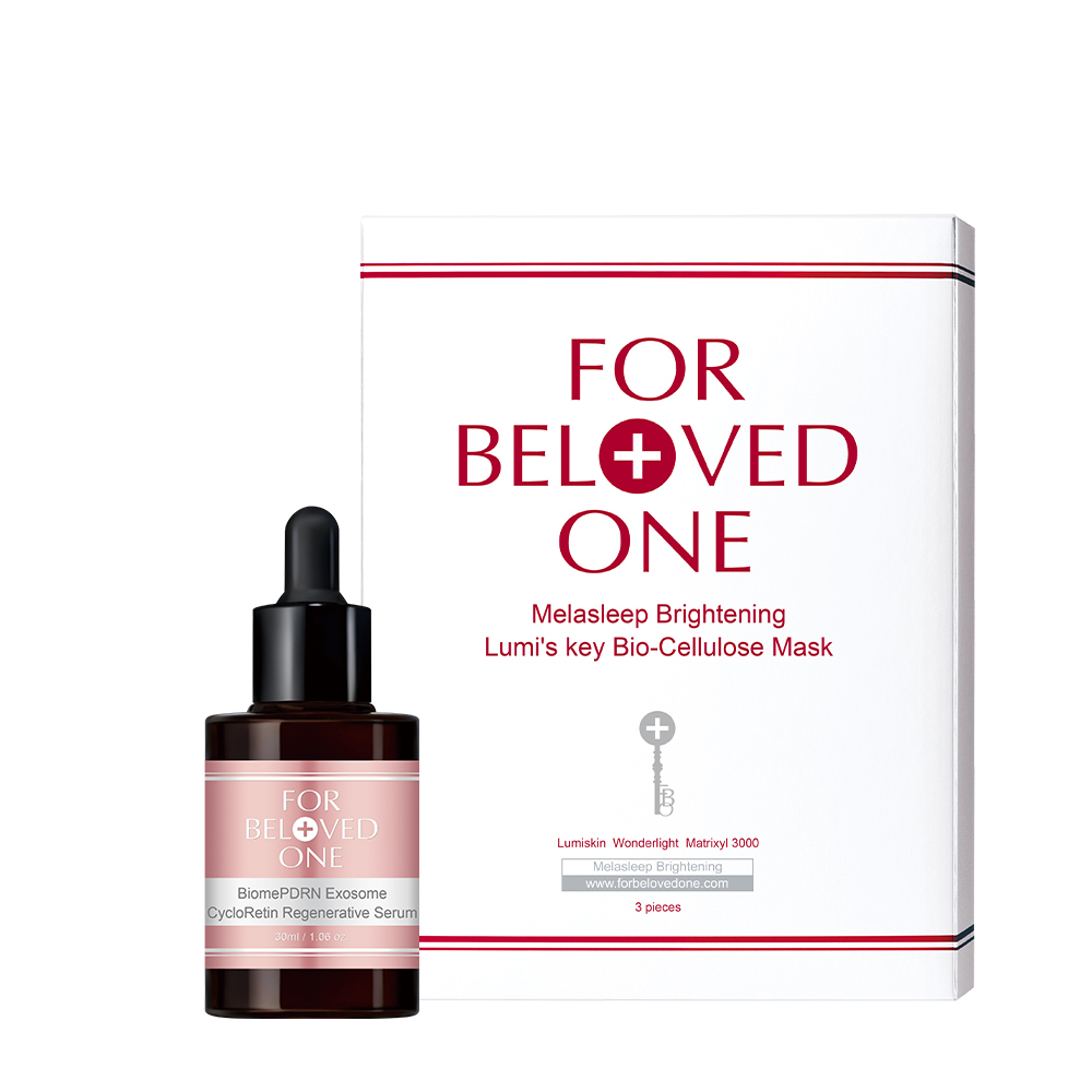 PDRN外泌體精華 + 亮白淨化生物纖維面膜組