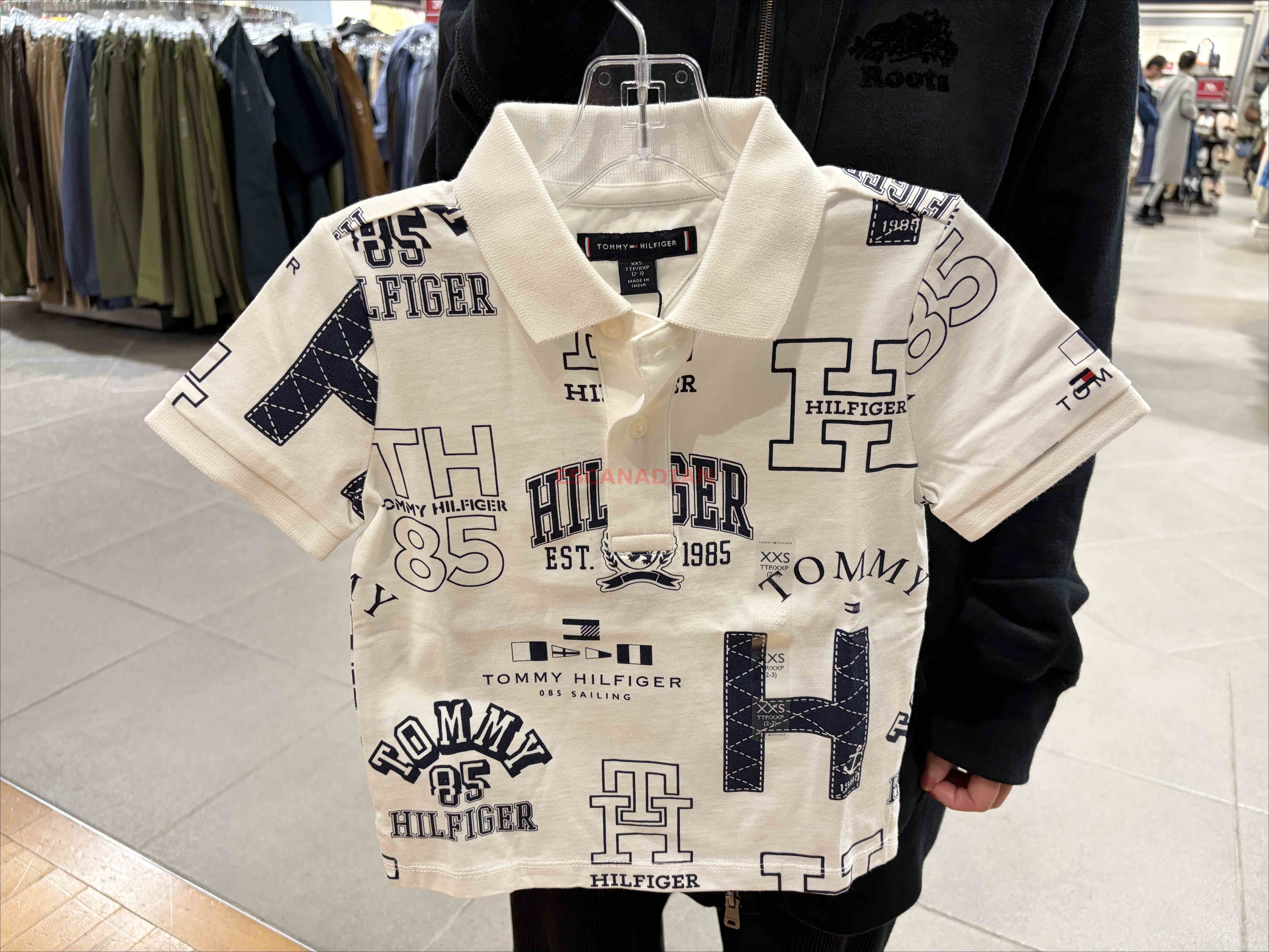 TOMMY 男大童 滿版 POLO衫