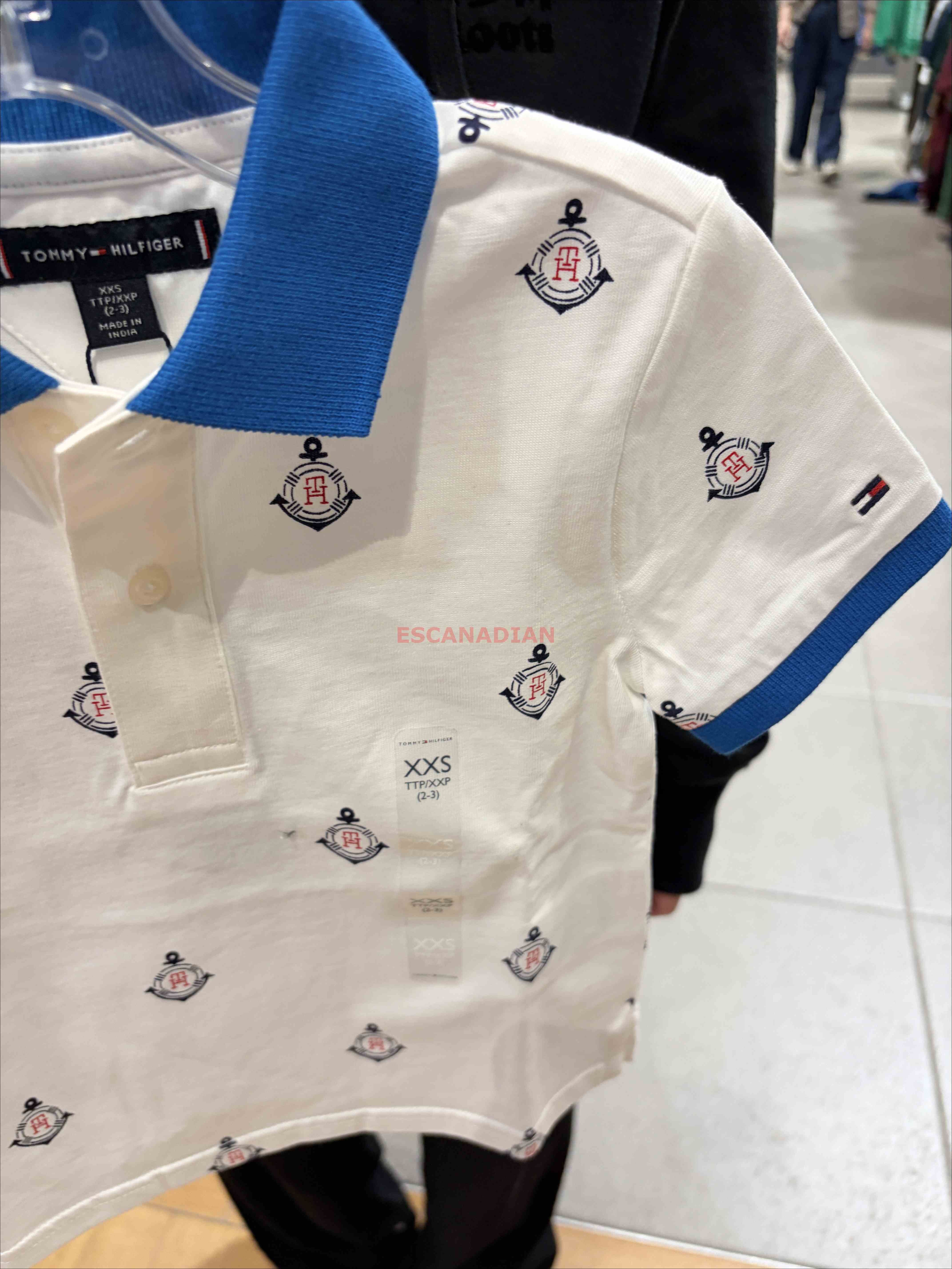 TOMMY 男大童 滿版 POLO衫