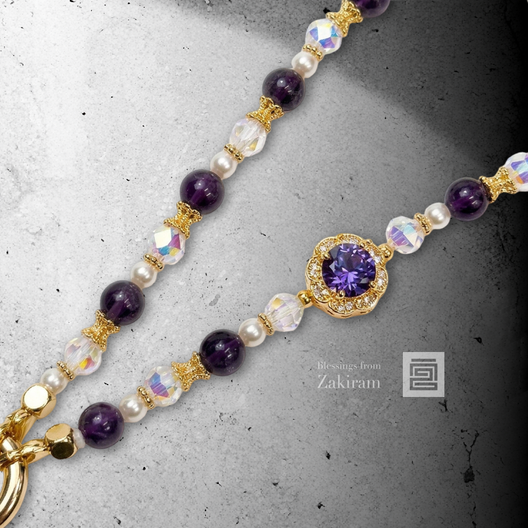 扎基拉姆 紫曜生財 財源廣進 金玉滿堂 事業亨通 手機短鍊