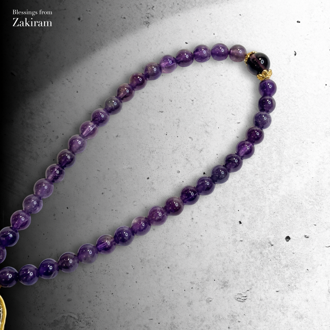 扎基拉姆 紫水晶 手機短鍊