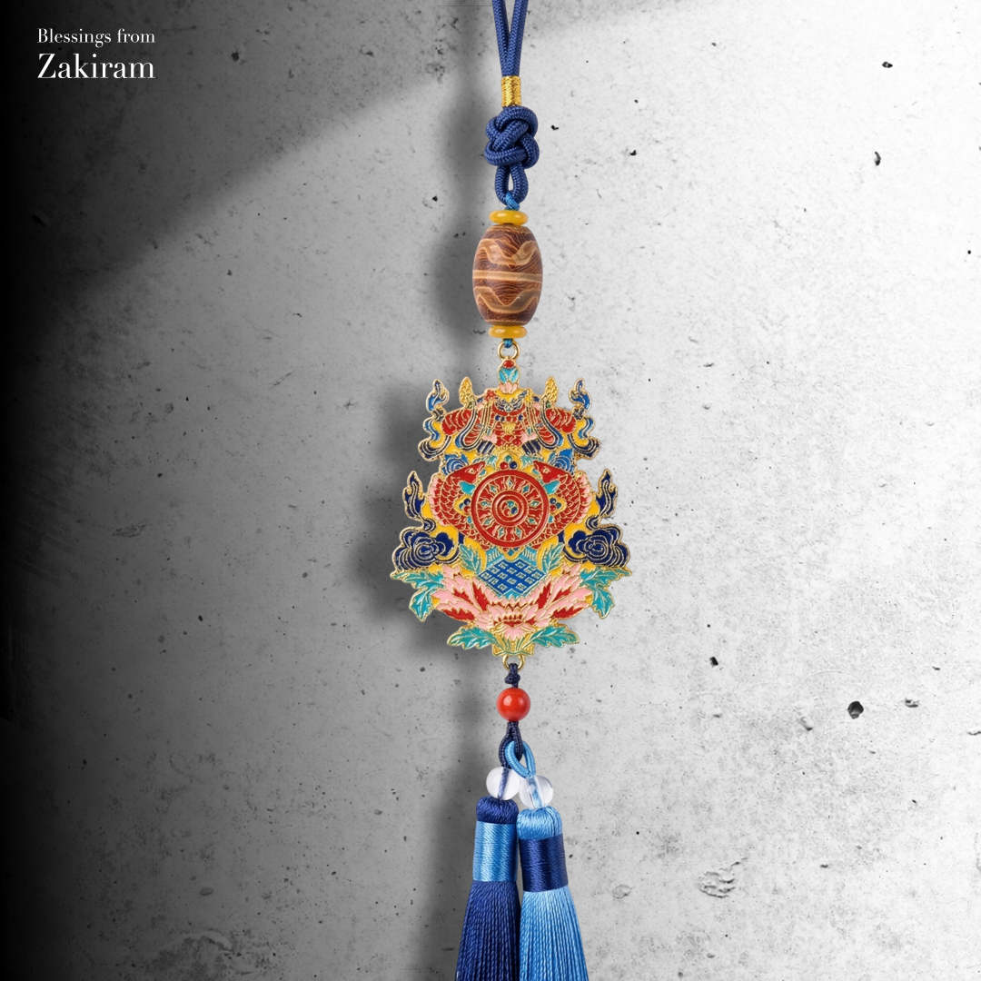 八吉祥 雙虎牙 車掛