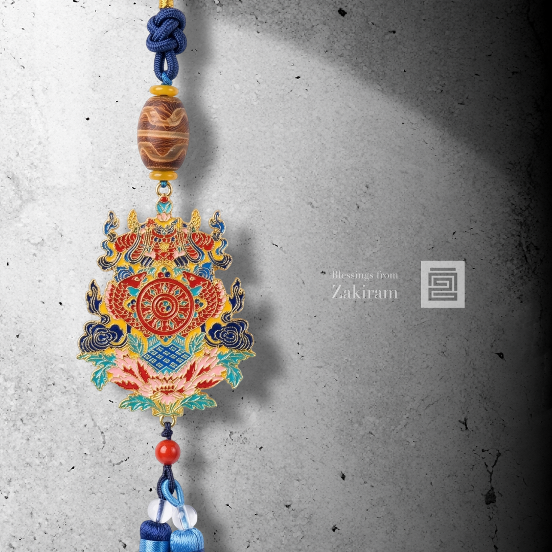 八吉祥 雙虎牙 車掛