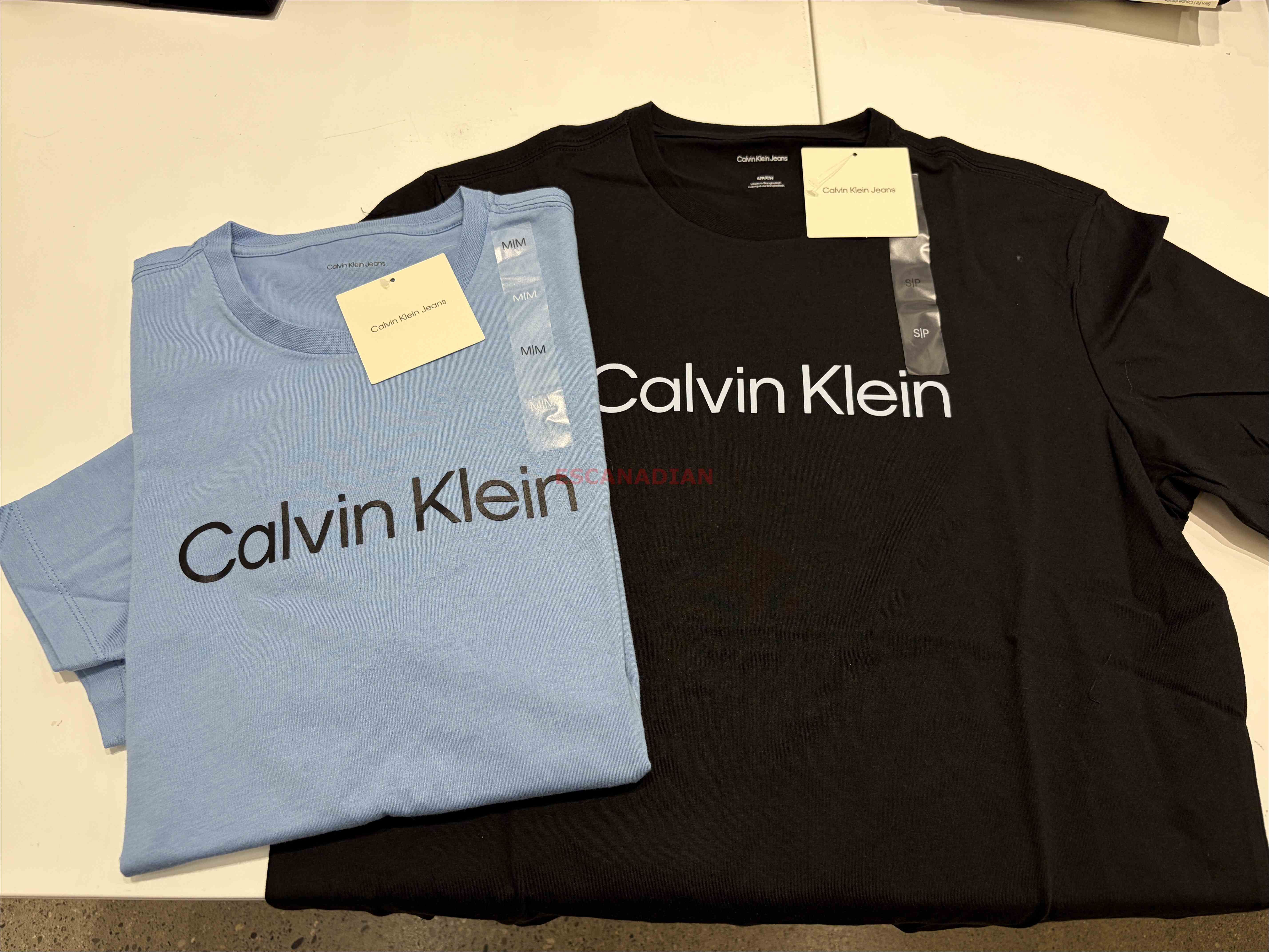 CK 男大人 經典字樣 短TEE (2色)