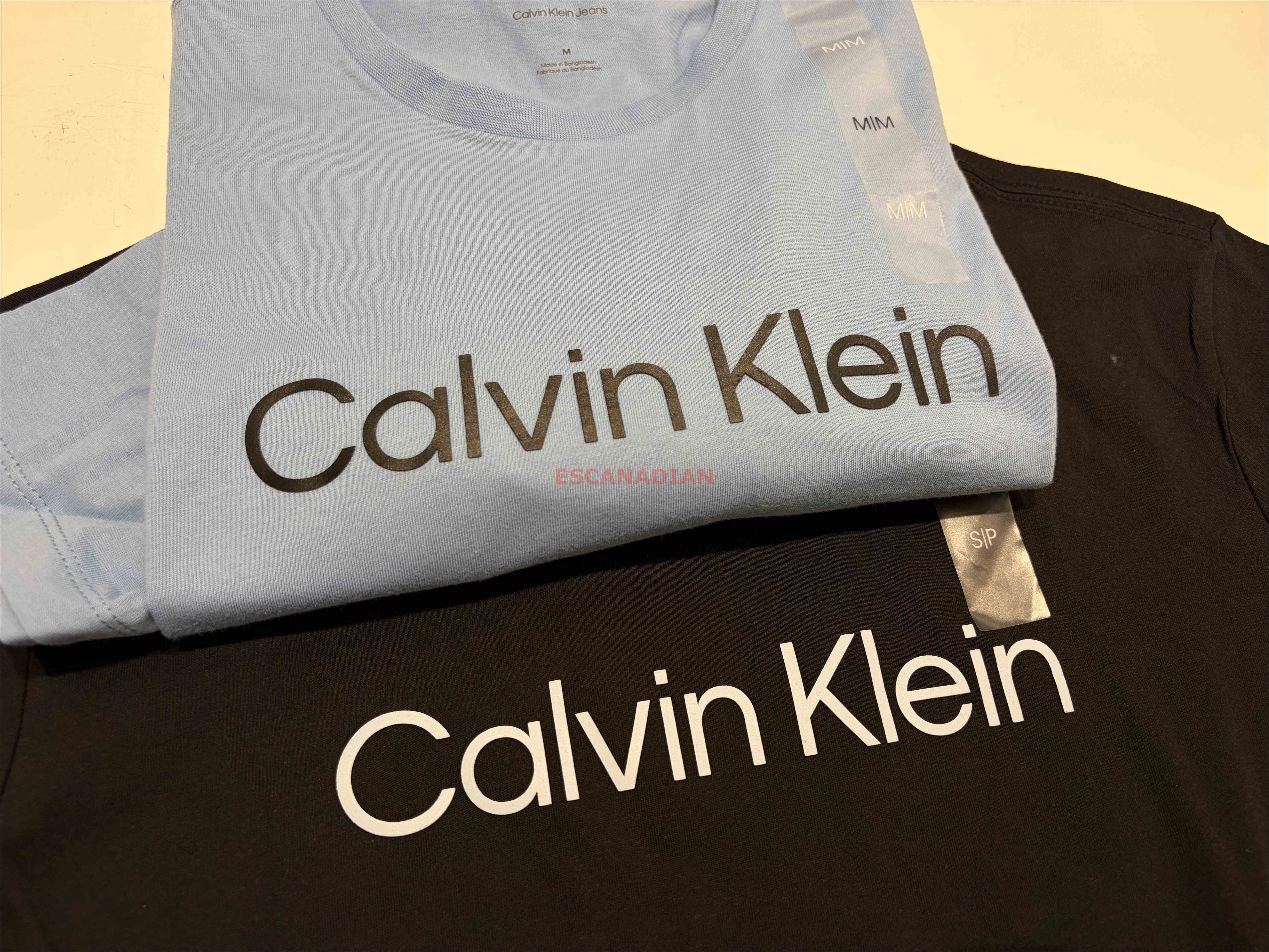 CK 男大人 經典字樣 短TEE (2色)