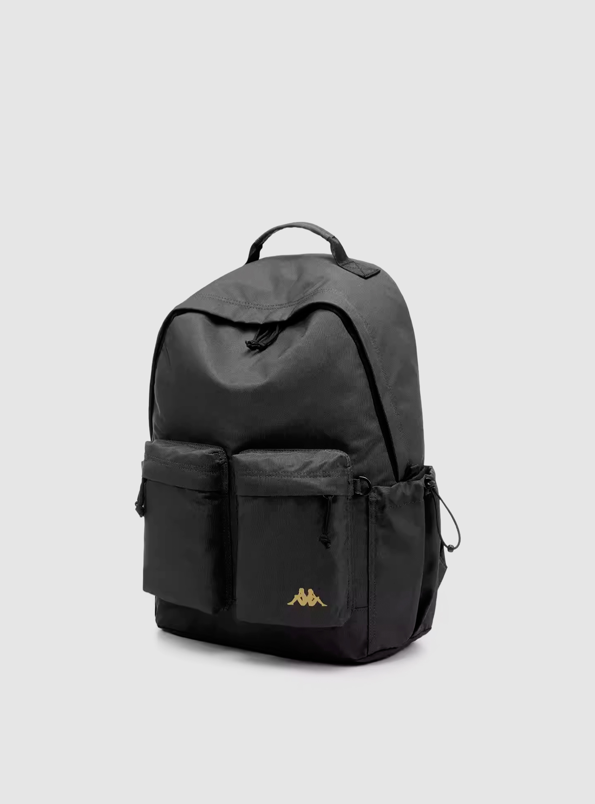 休閒多層收納後背包 (黑色）