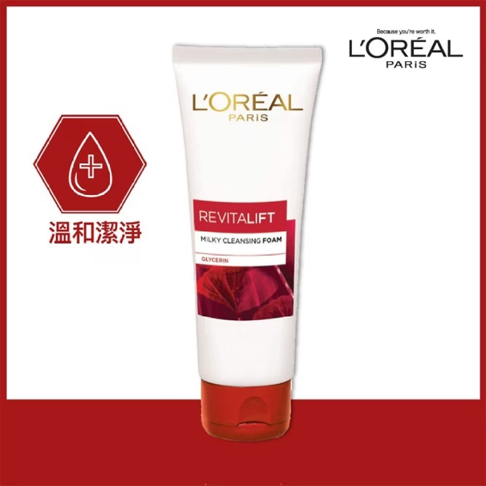 LOREAL 活力緊緻 潔面乳100ML