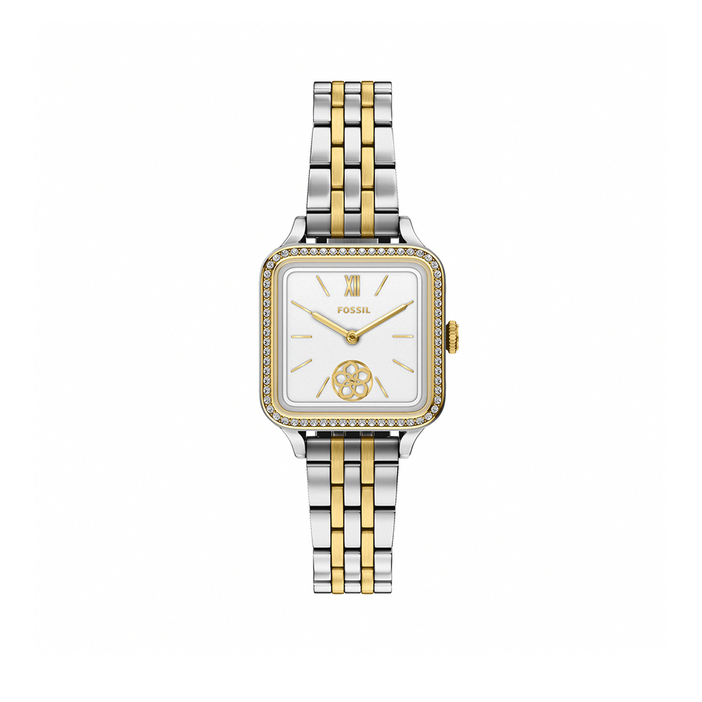 Colleen 璀璨金銀晶鑽女錶 金銀雙色不鏽鋼錶帶 28 MM BQW8047