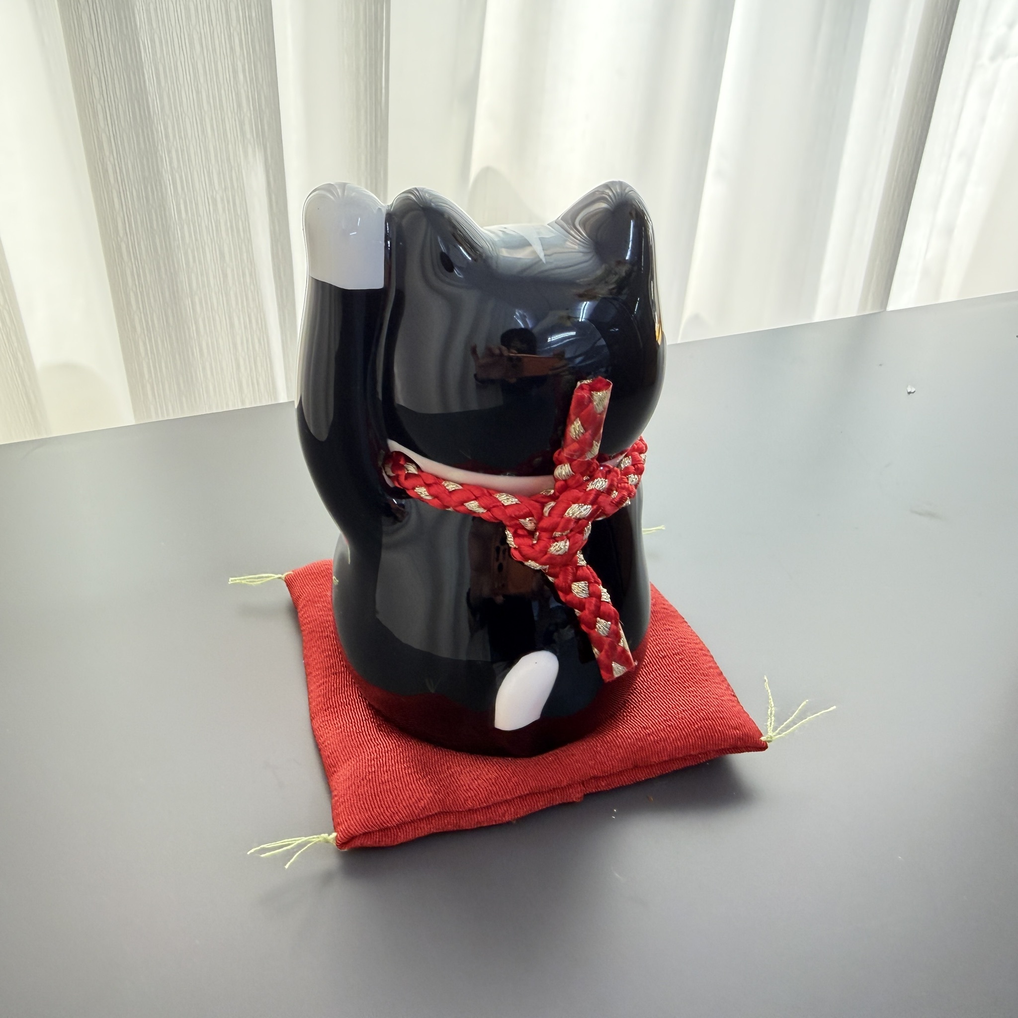 黑白招福招財貓