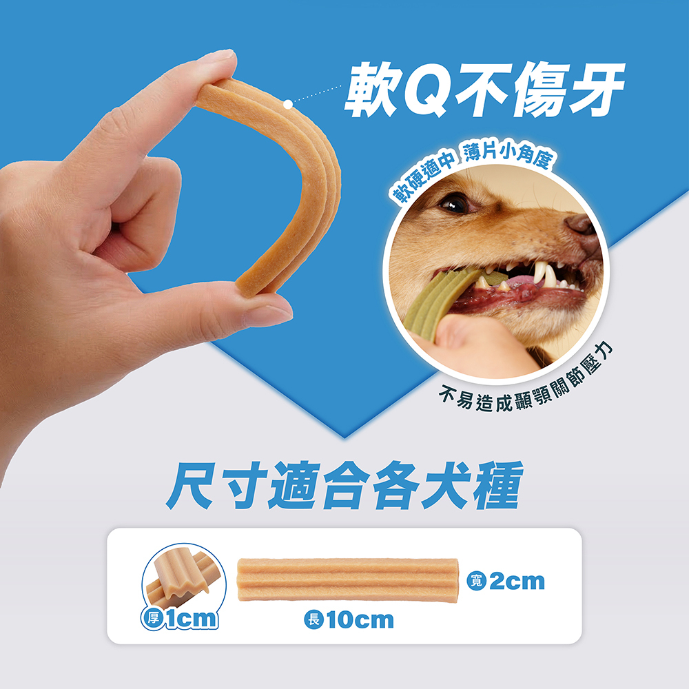 不傷牙齒的潔牙骨，適合全犬種