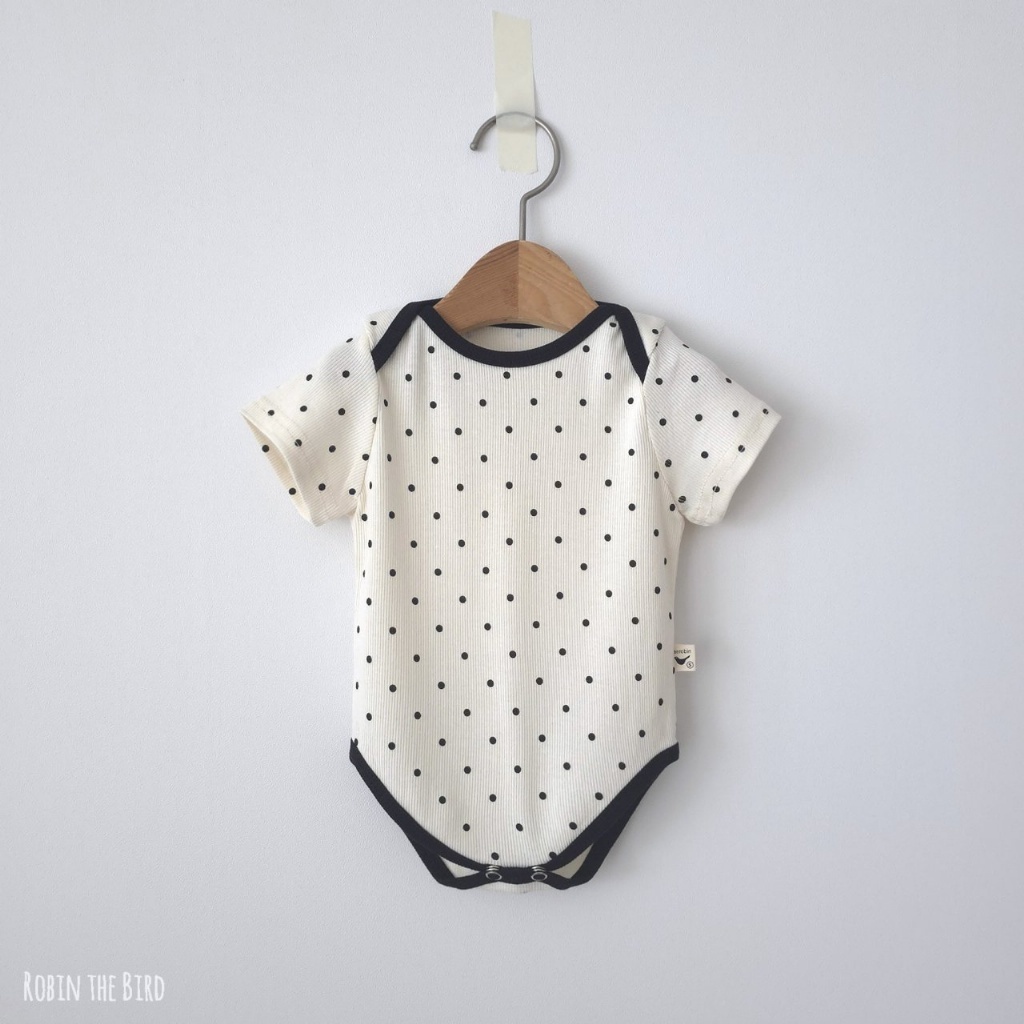 正韓夏SeroBin 兩色點點包屁衣