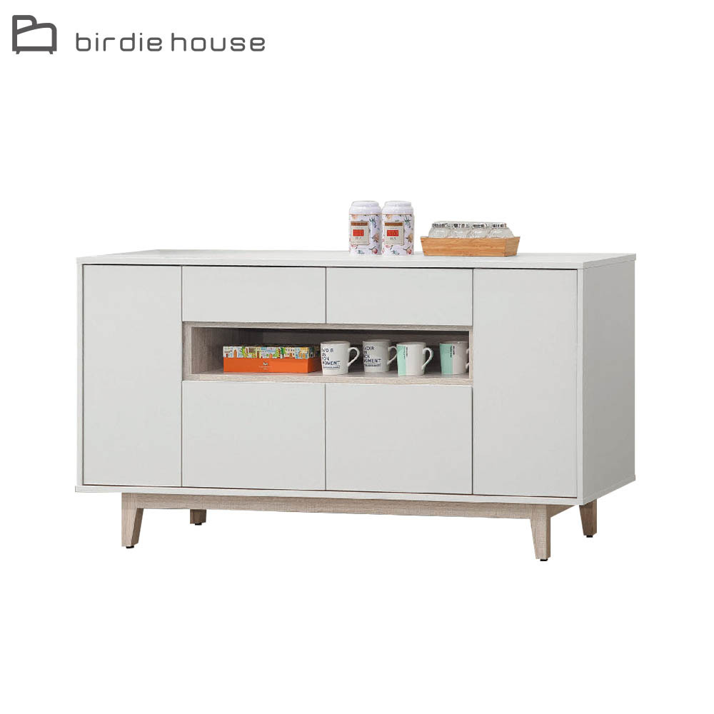 柏蒂家居-巴克利5.1尺四門二抽餐櫃/電器收納櫃/碗盤櫃/置物矮櫃(下座)