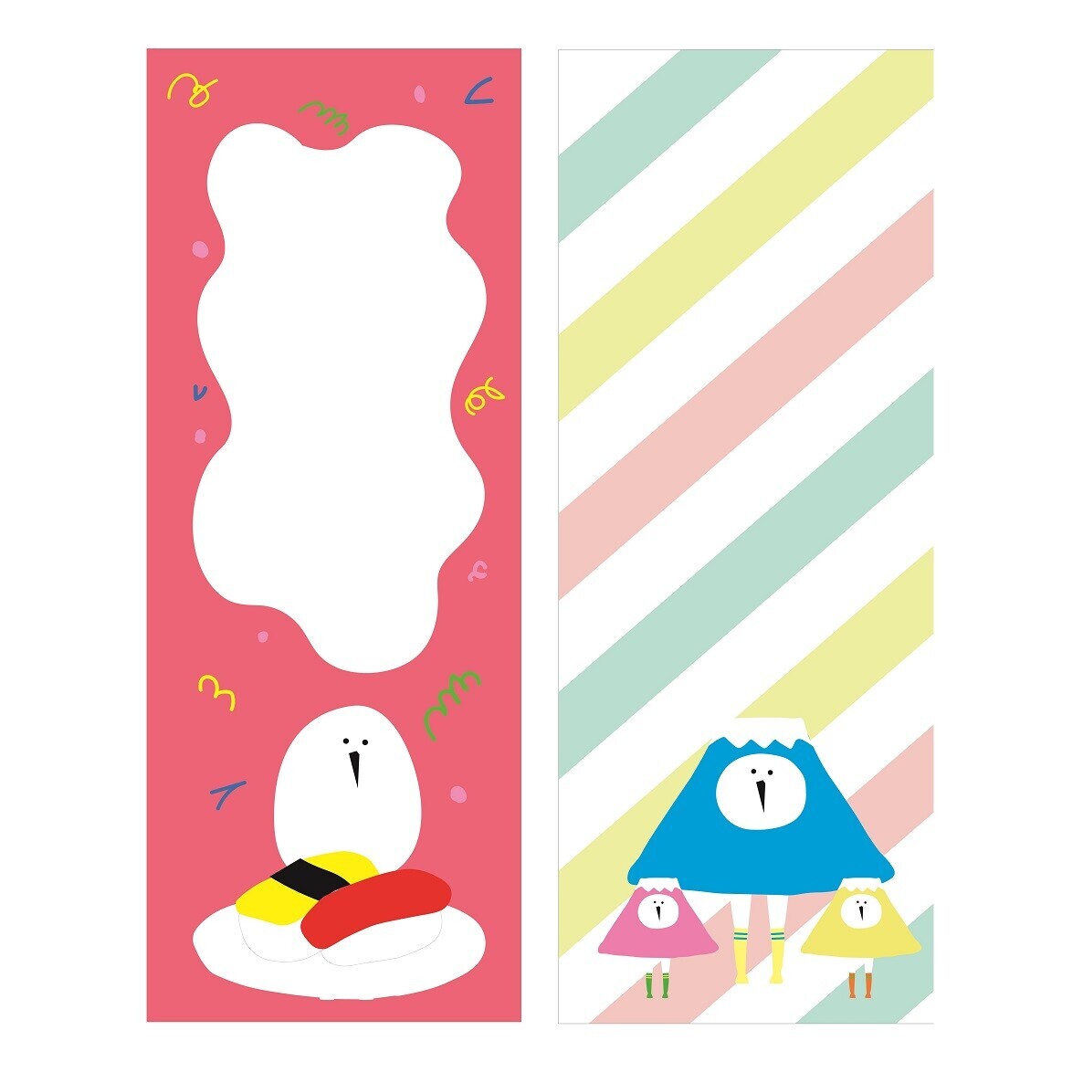 日本 蛋蛋君 便利貼 共三款