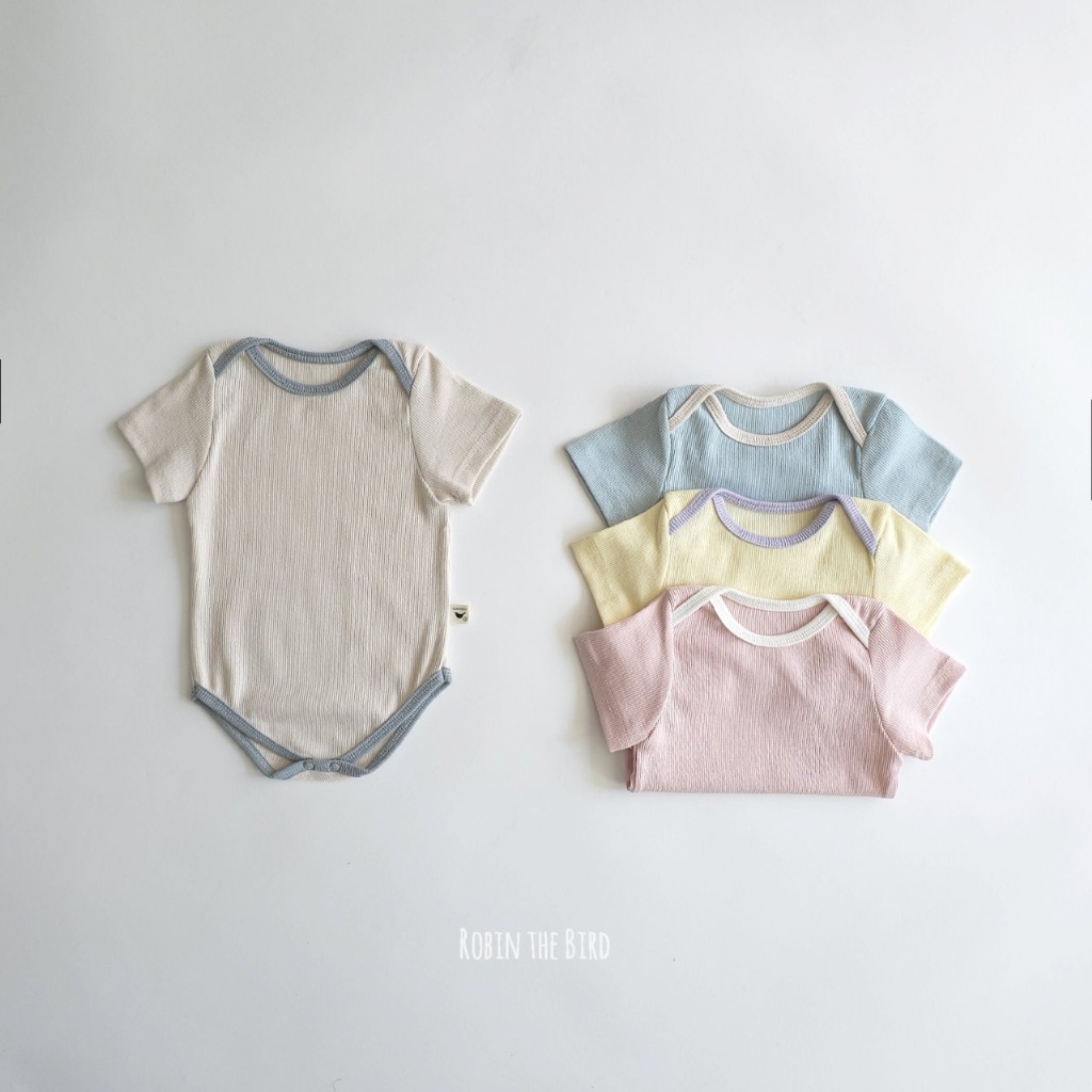 正韓夏SeroBin 四色軟綿包屁衣