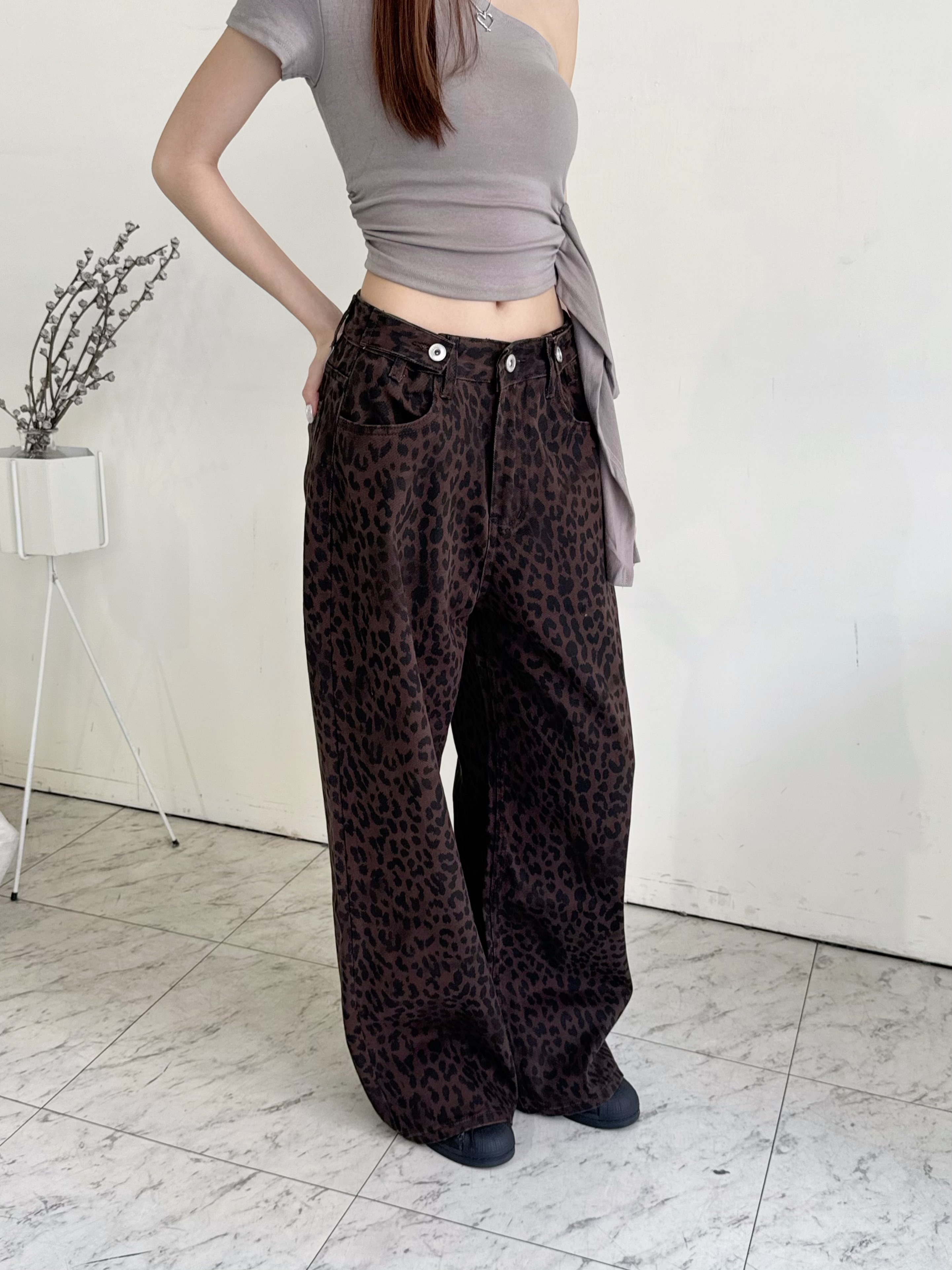 可調節式豹紋款-1908