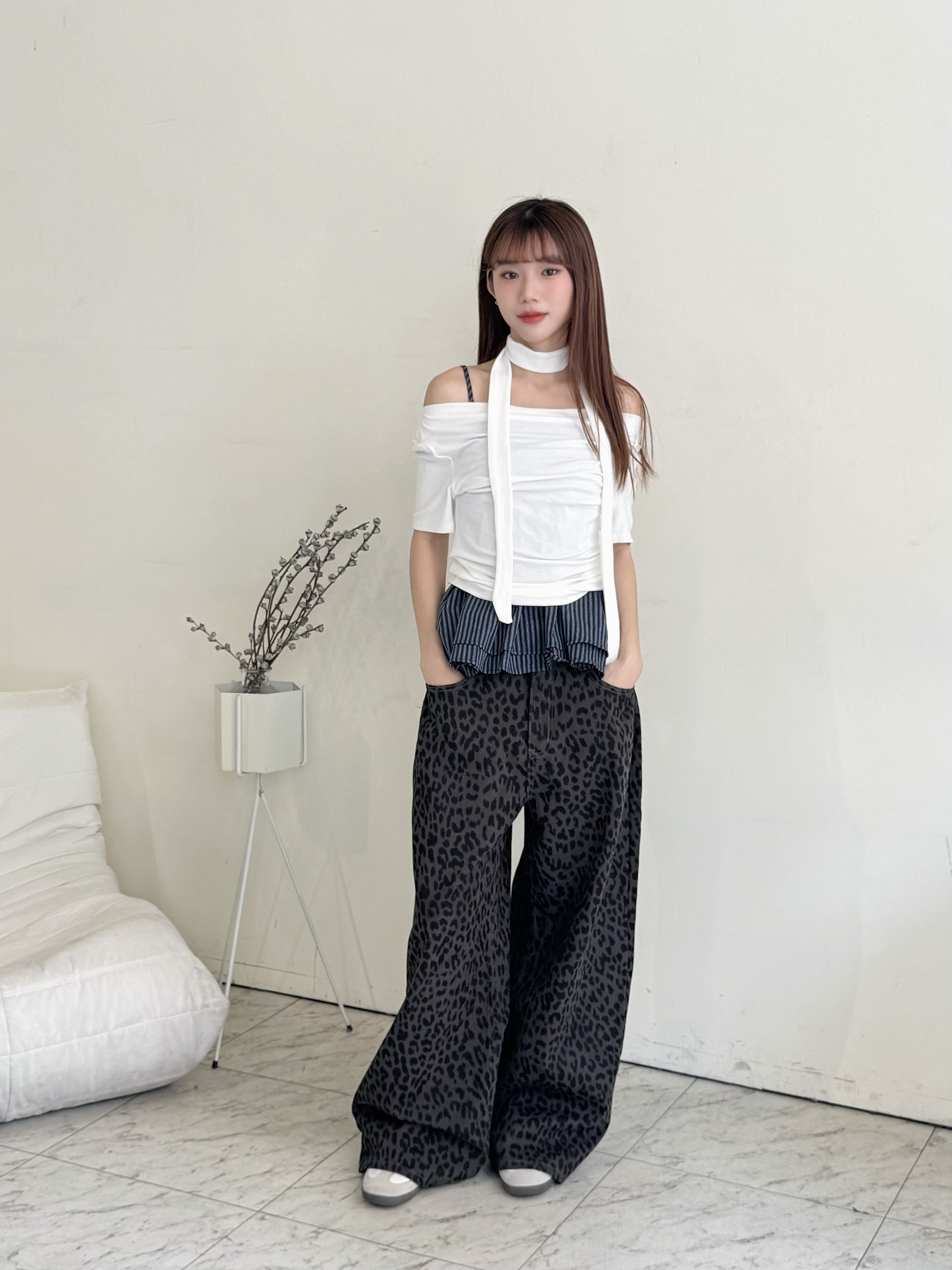 可調節式豹紋款-1908