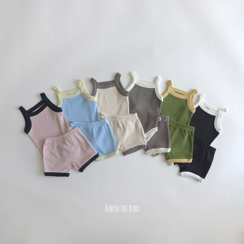 正韓夏SeroBin 六色涼爽包屁衣套裝