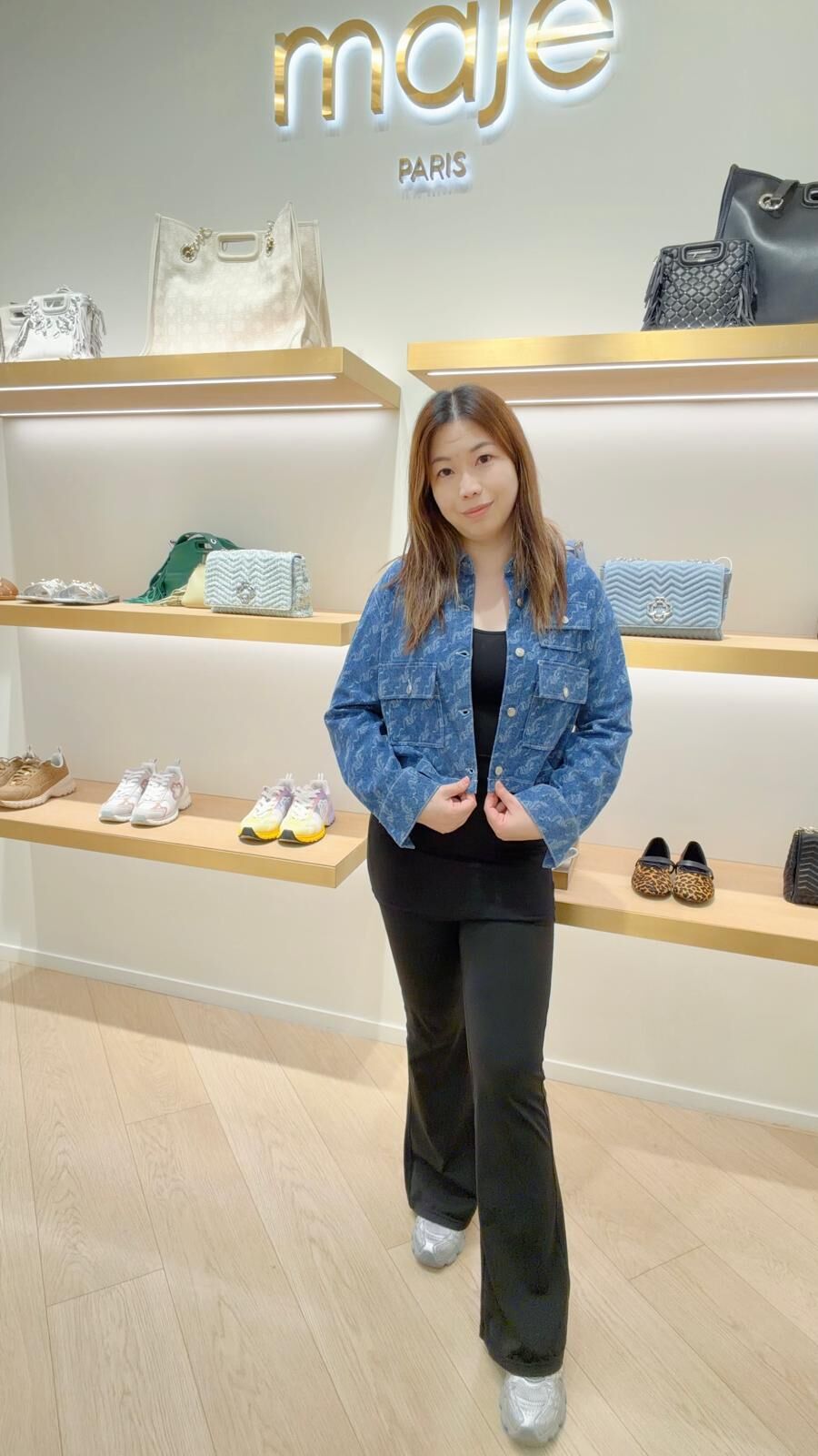 Maje 藍色長袖外套 #MFPCM00499