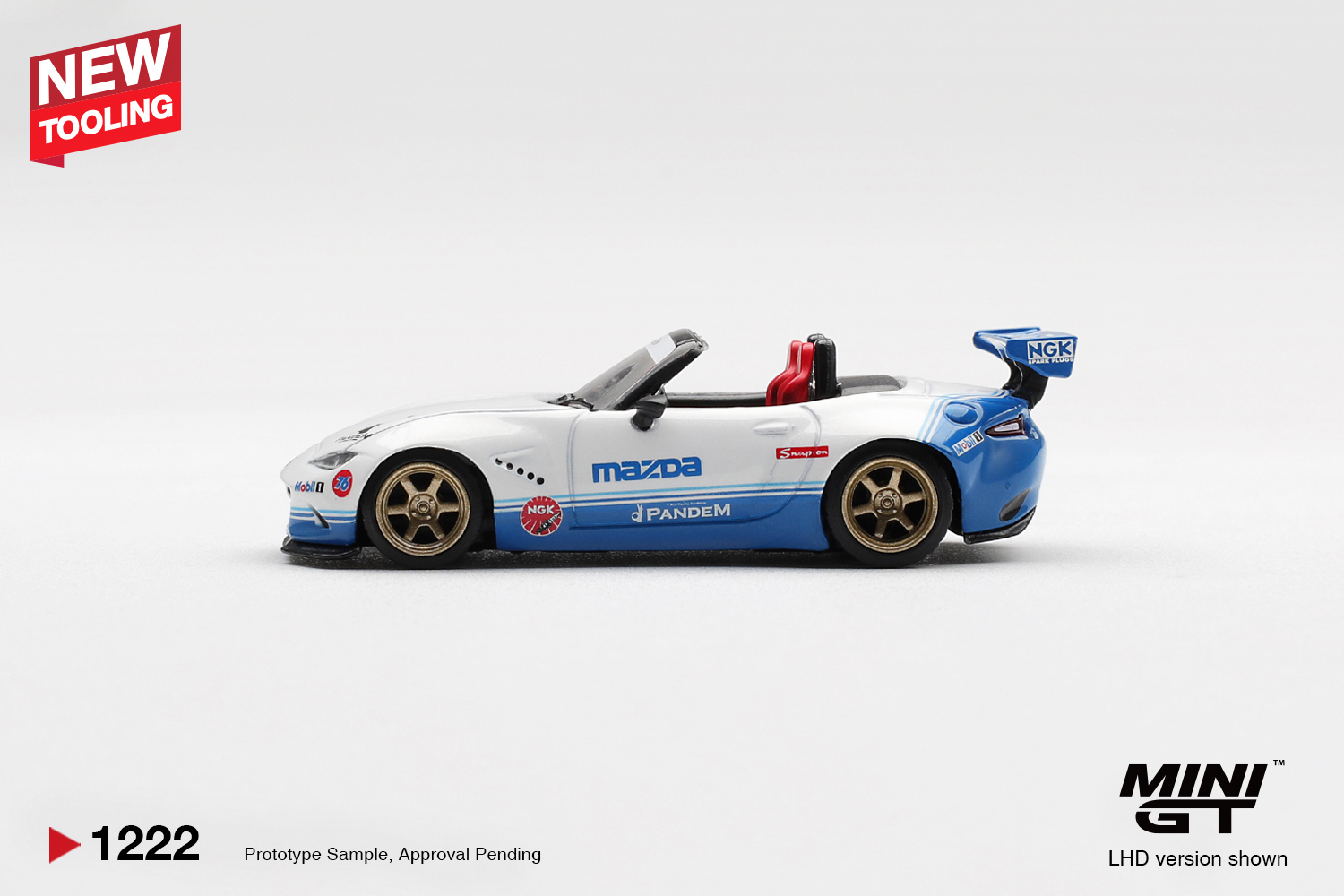[預訂] Mini GT 馬自達 Miata MX-5 (ND) Pandem IMSA 右軚