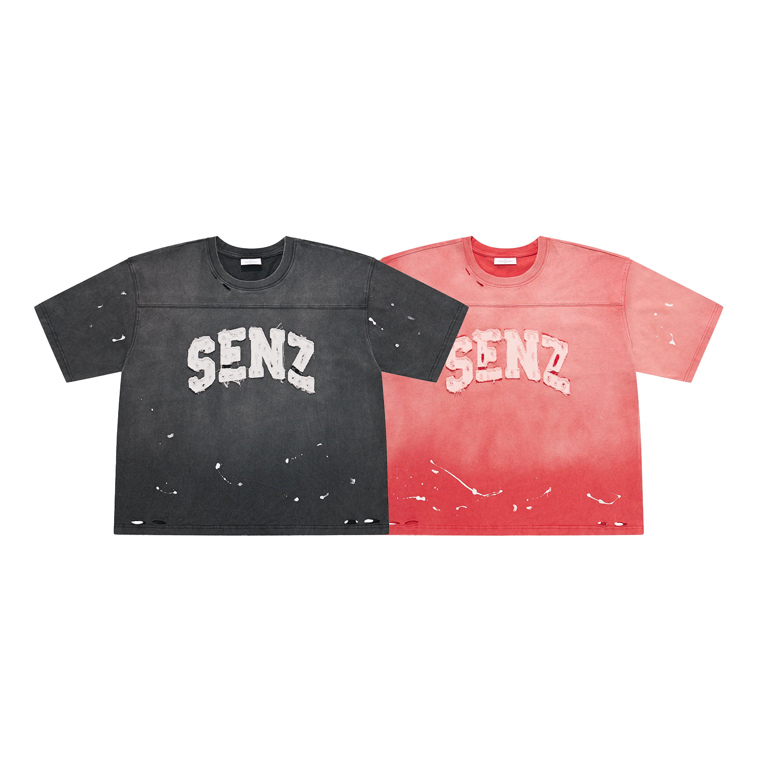 【車庫服飾】Sense Drip Distressed Jersey SS