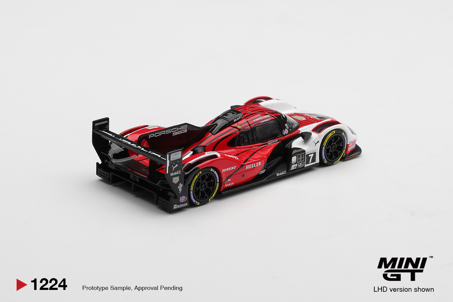 [預訂] Mini GT 保時捷 963 #7 保時捷 Penske Motorsport 2025 IMSA Daytona 24小時賽冠軍