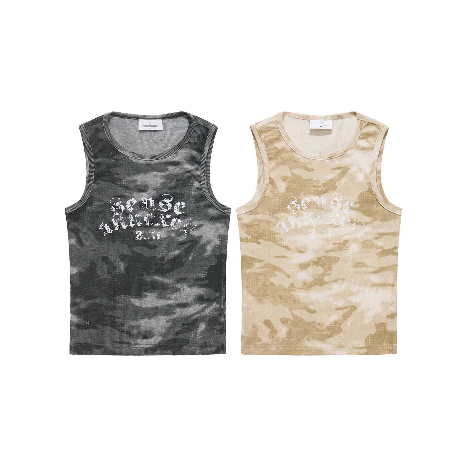 【車庫服飾】Sense Ribbed Jersey Tank Top