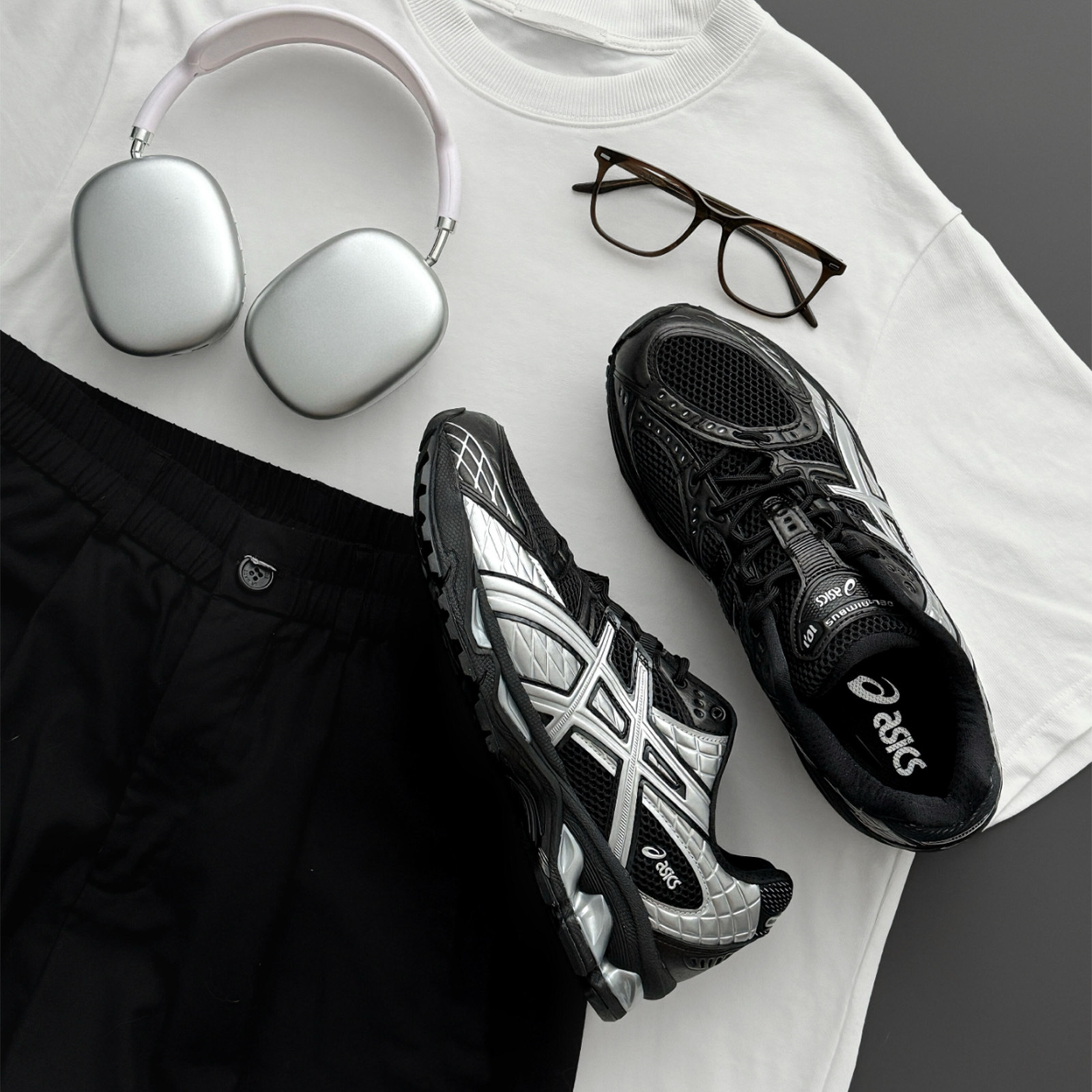 Asics GEL-Nimbus 10.1 "Black & Silver" 黑銀 陰陽 太極 液態 金屬 未來 Y2K 復古慢跑鞋 1203A929-001