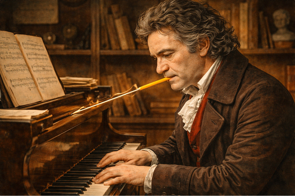 骨傳導應用_貝多芬失聰後運用骨傳導原理持續創作