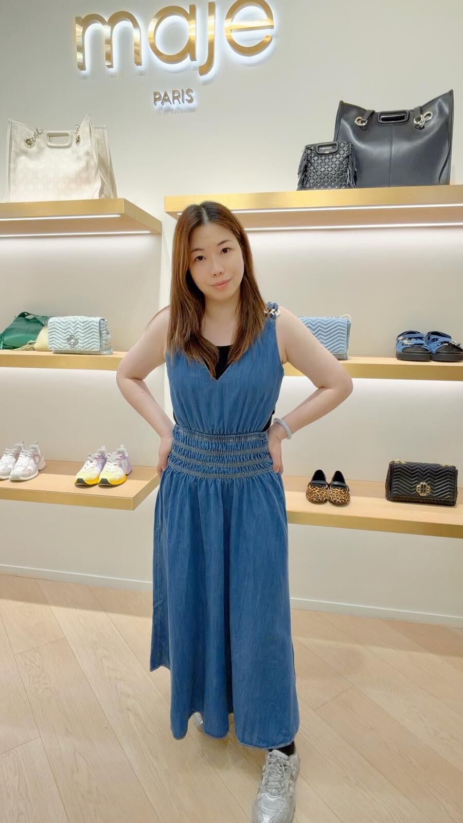 Maje 藍色連身裙 #MFPRO03697