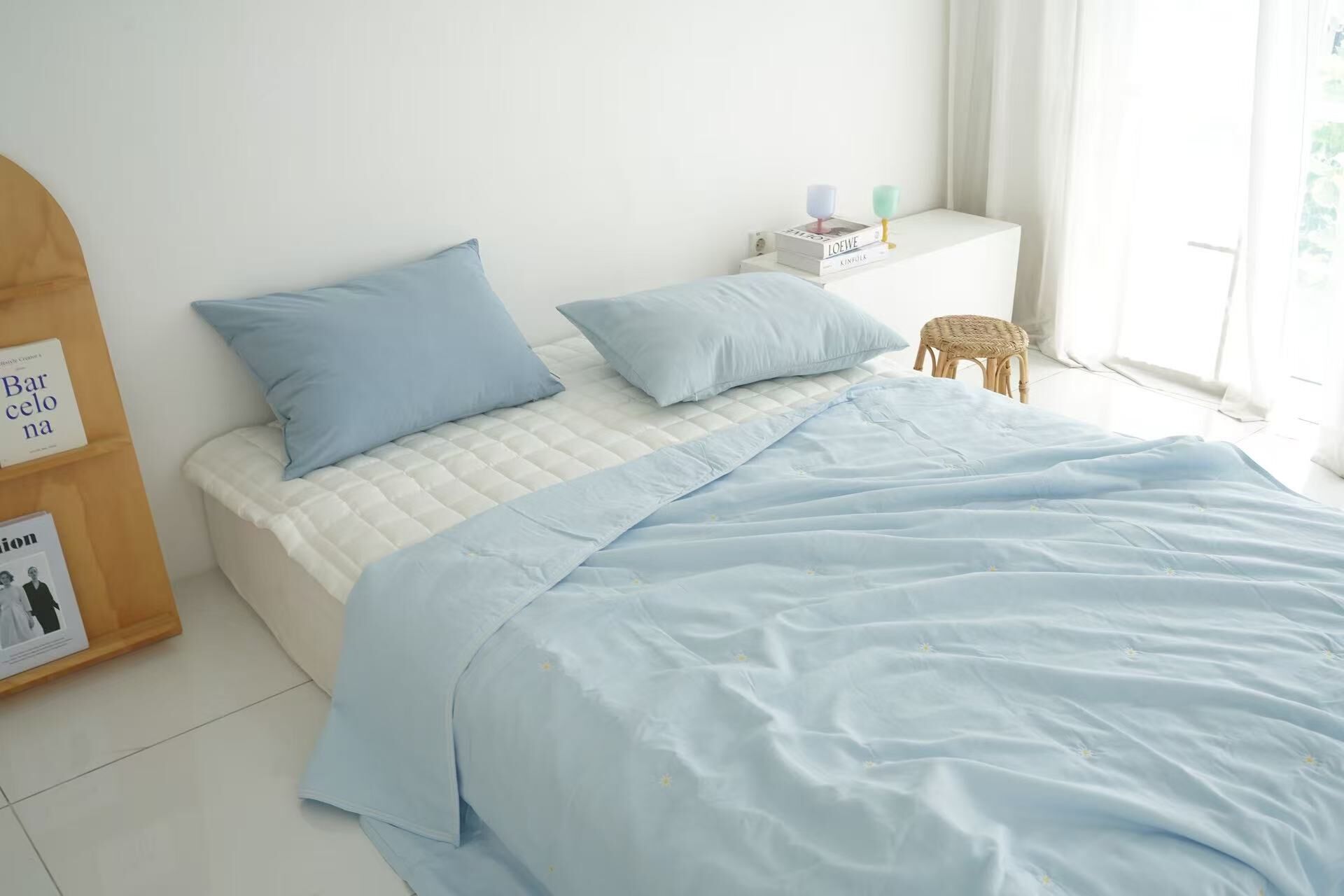 韓國棉被 雛菊製冰（莫代爾40%+涼感尼龍60%）春夏薄被