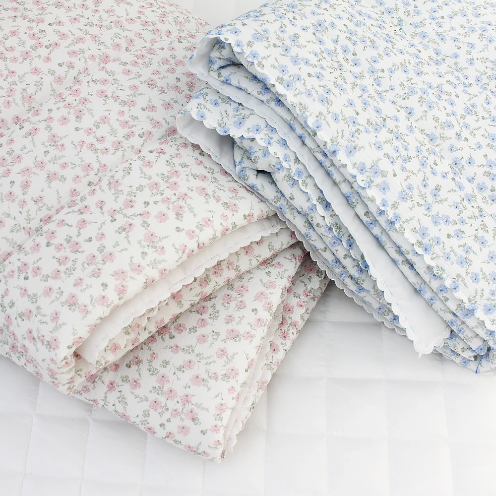 韓國棉被 極致冰感花朵涼感被 （內裡韓國涼感紗+外層升級雪皺紗）春夏薄被