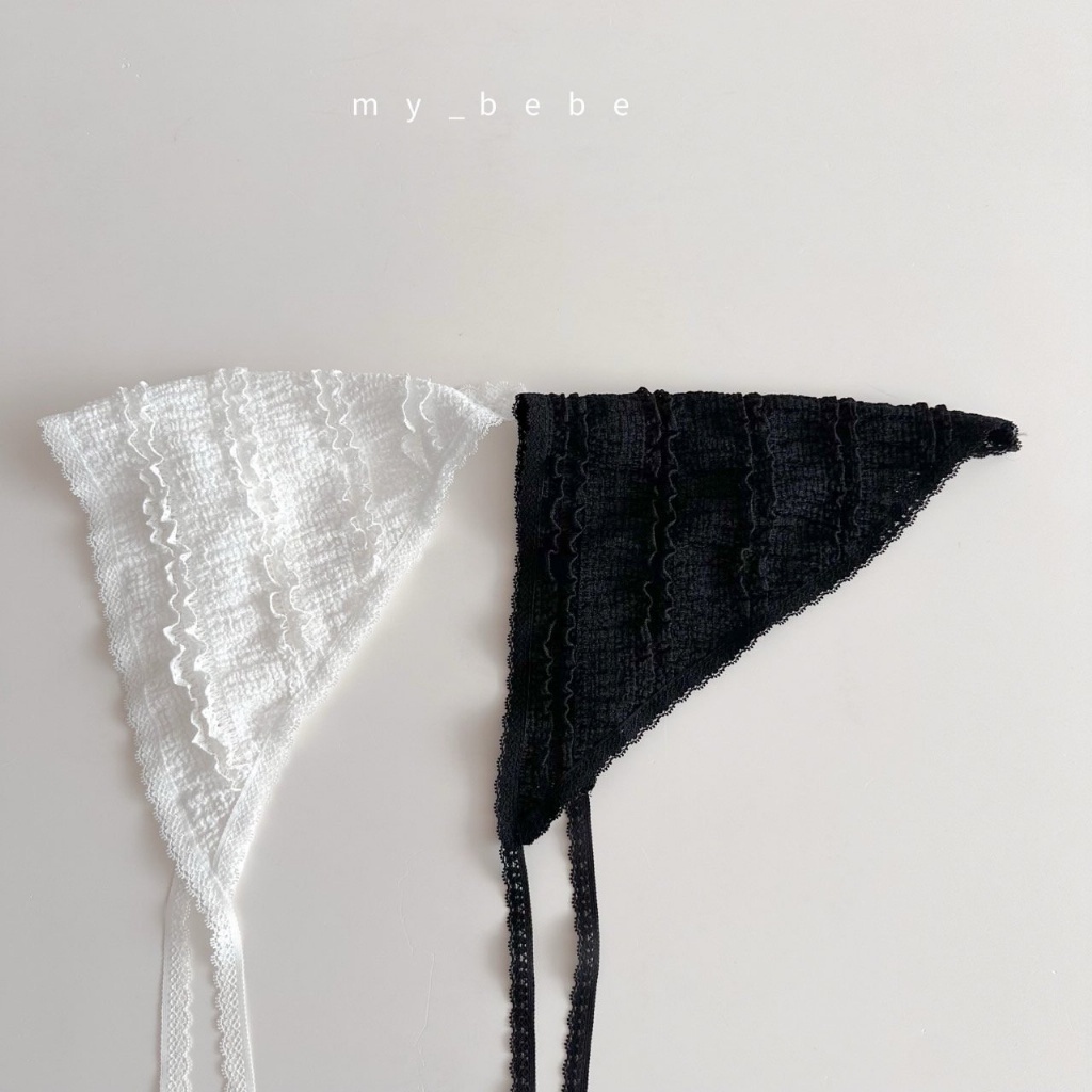 正韓夏MY BEBE 兩色蕾絲頭巾