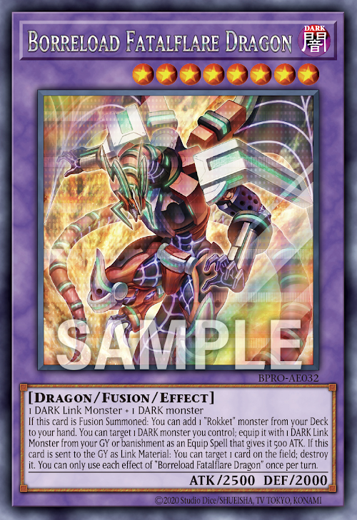 BPRO-AE032 (R/SER)Borreload Fatalflare Dragon(裝彈槍管命運閃焰龍)