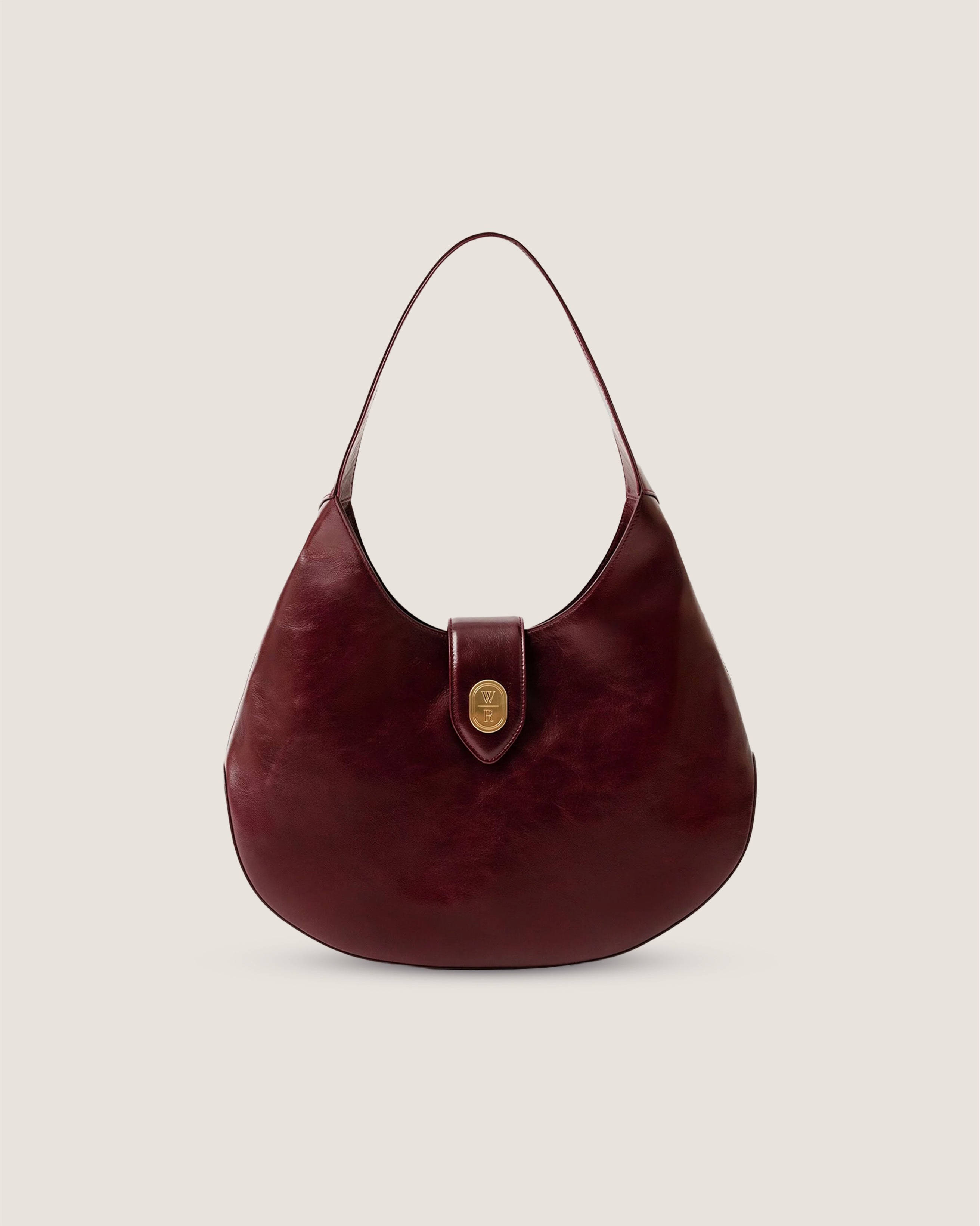 Moon Leather Bag - Wine