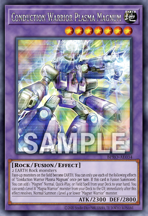 BPRO-AE034 (SR/SER)Conduction Warrior Plasma Magnum(超電導戰騎 電漿磁砲)