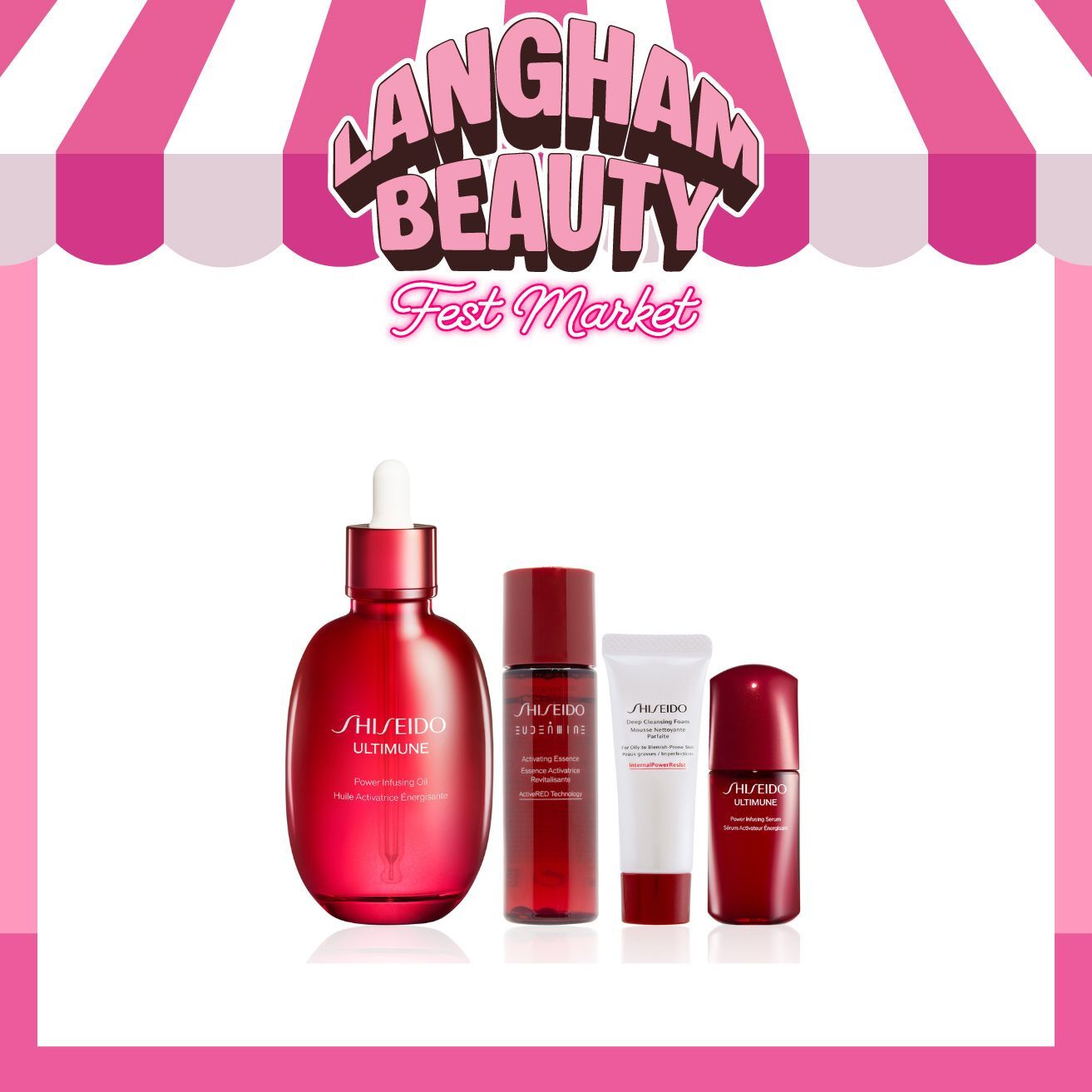 SHISEIDO 全新ULTIMUNE 花萃活膚精華油組合