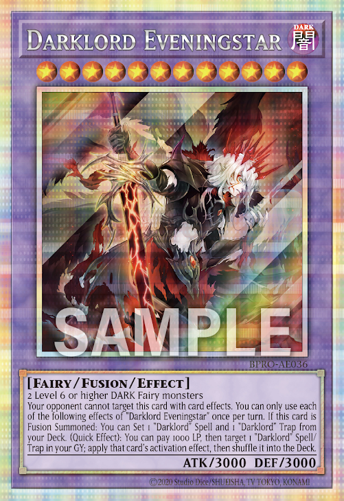 BPRO-AE036 (UR/PSER)Darklord Eveningstar(黃昏的墮天使 路西法)