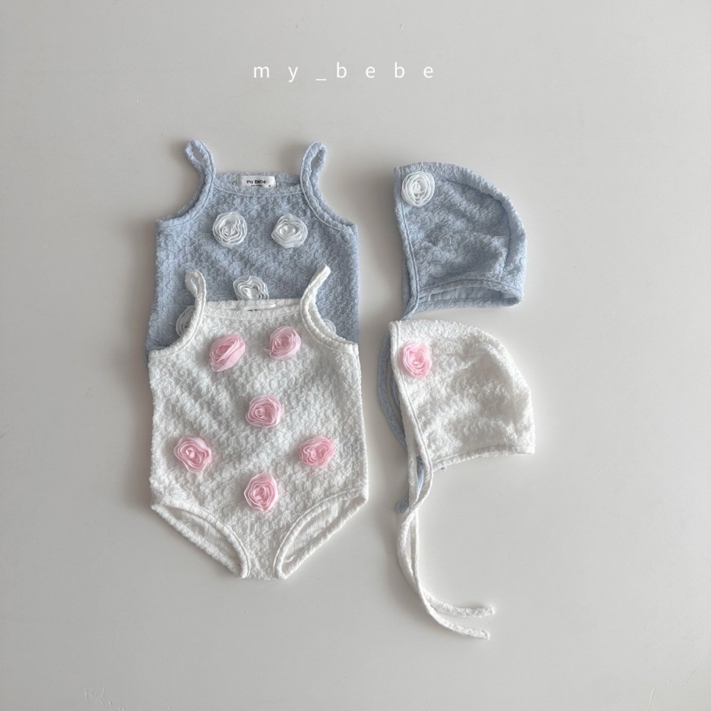 正韓夏MY BEBE 兩色玫瑰花泳衣