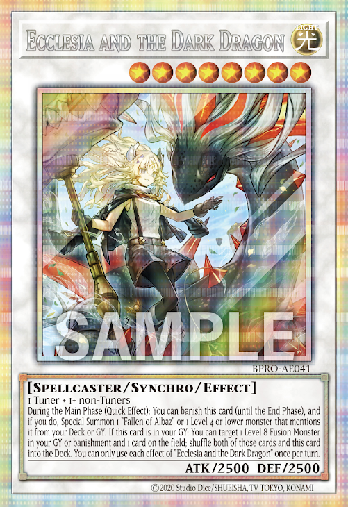 BPRO-AE041 (UR/PSER)Ecclesia and the Dark Dragon(黑之龍的艾克莉西亞)